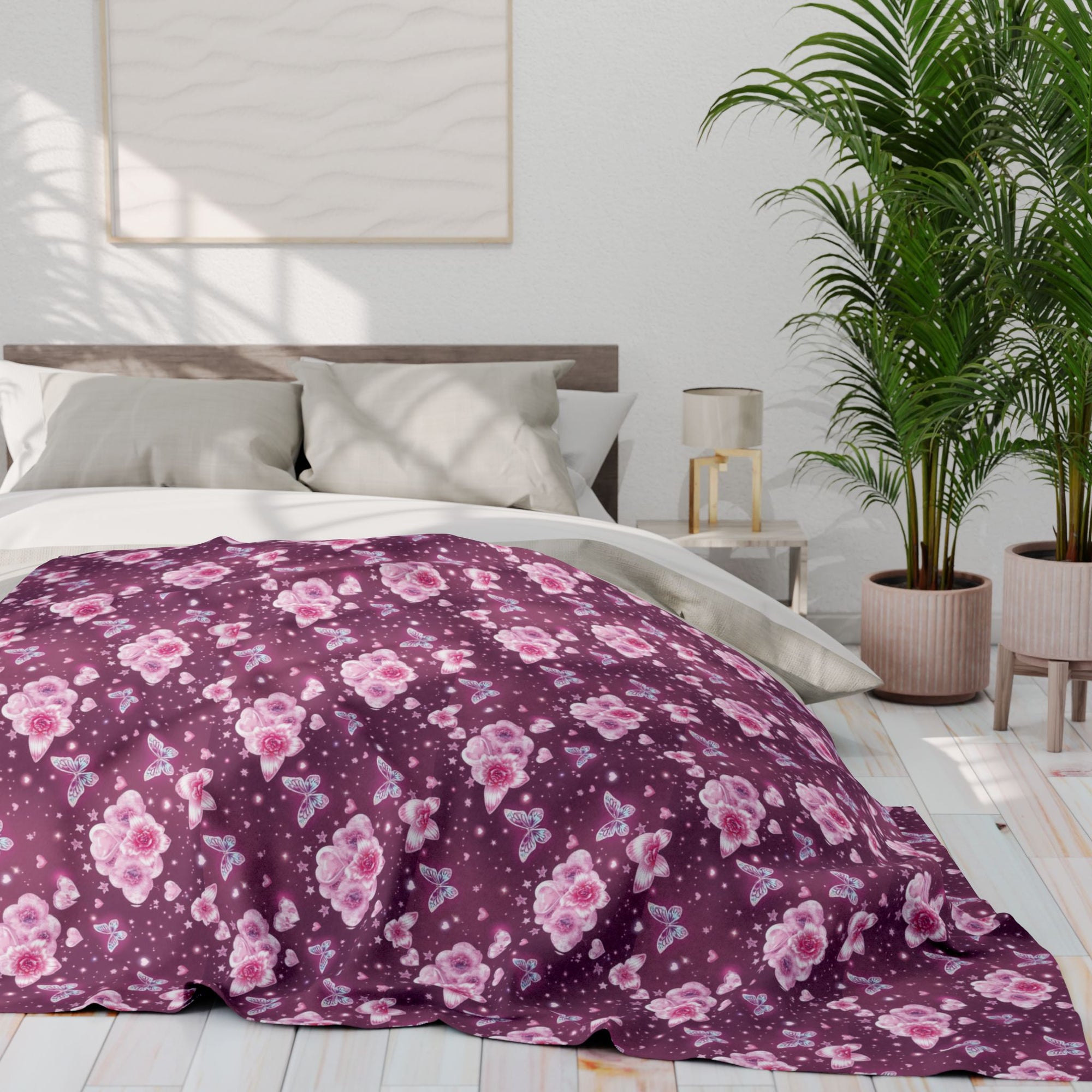 Copy of Cozy Arctic Fleece Blanket with Unique Patchwork Design, Soft Throw, Home Decor, Gift for Winter, Cozy Night In, Birthday Present