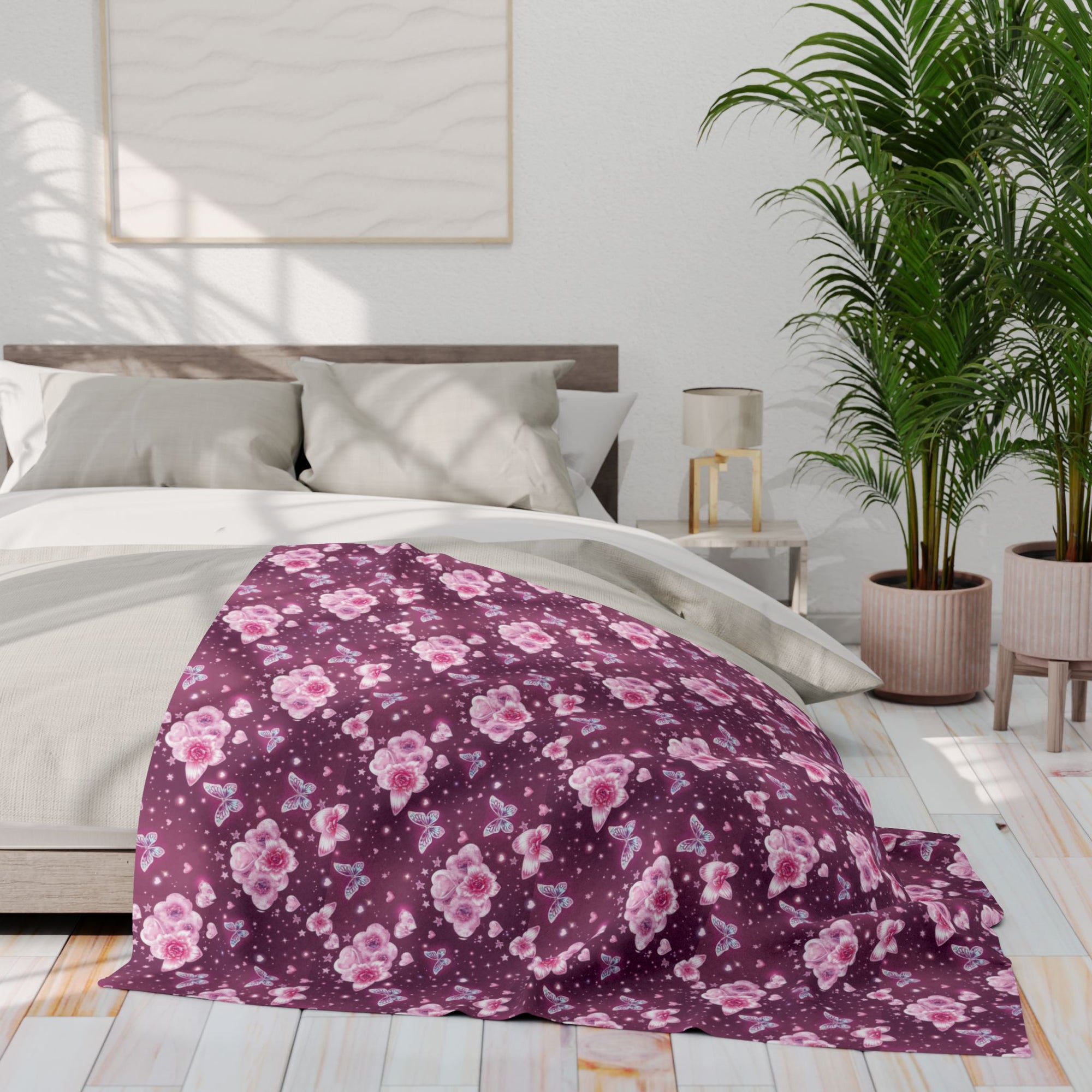 Copy of Cozy Arctic Fleece Blanket with Unique Patchwork Design, Soft Throw, Home Decor, Gift for Winter, Cozy Night In, Birthday Present