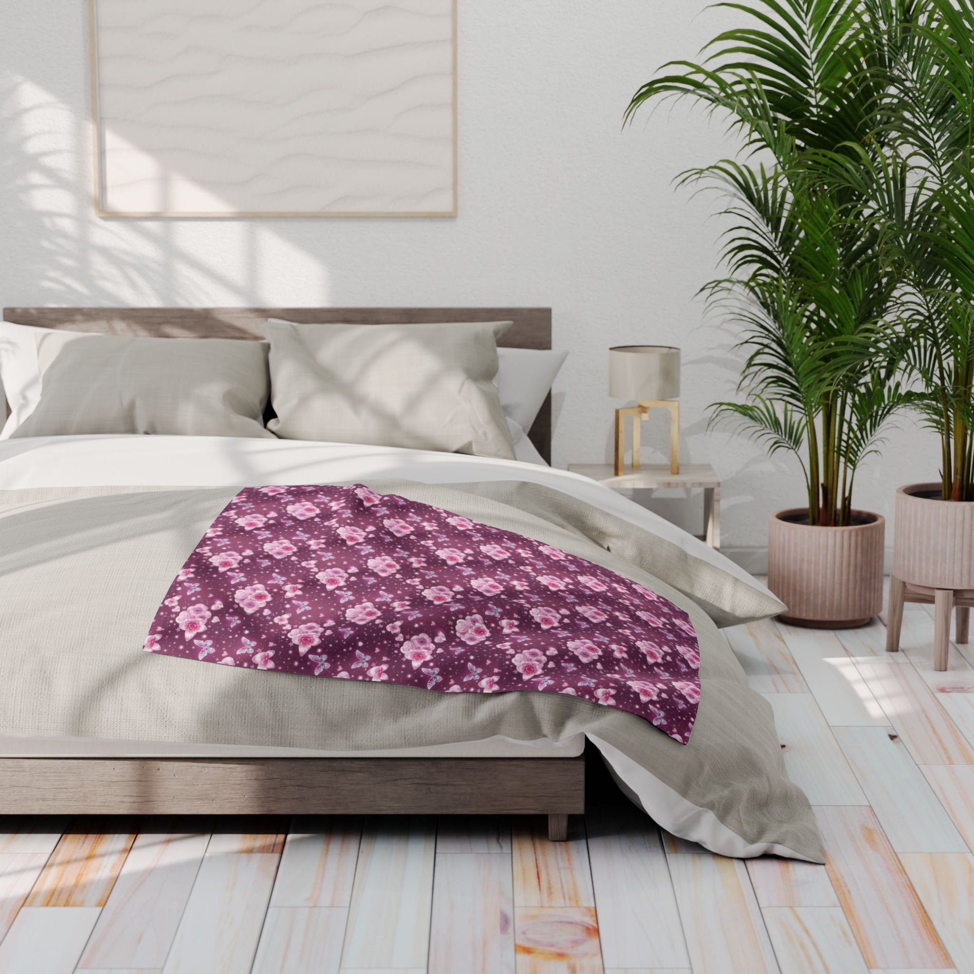 Copy of Cozy Arctic Fleece Blanket with Unique Patchwork Design, Soft Throw, Home Decor, Gift for Winter, Cozy Night In, Birthday Present