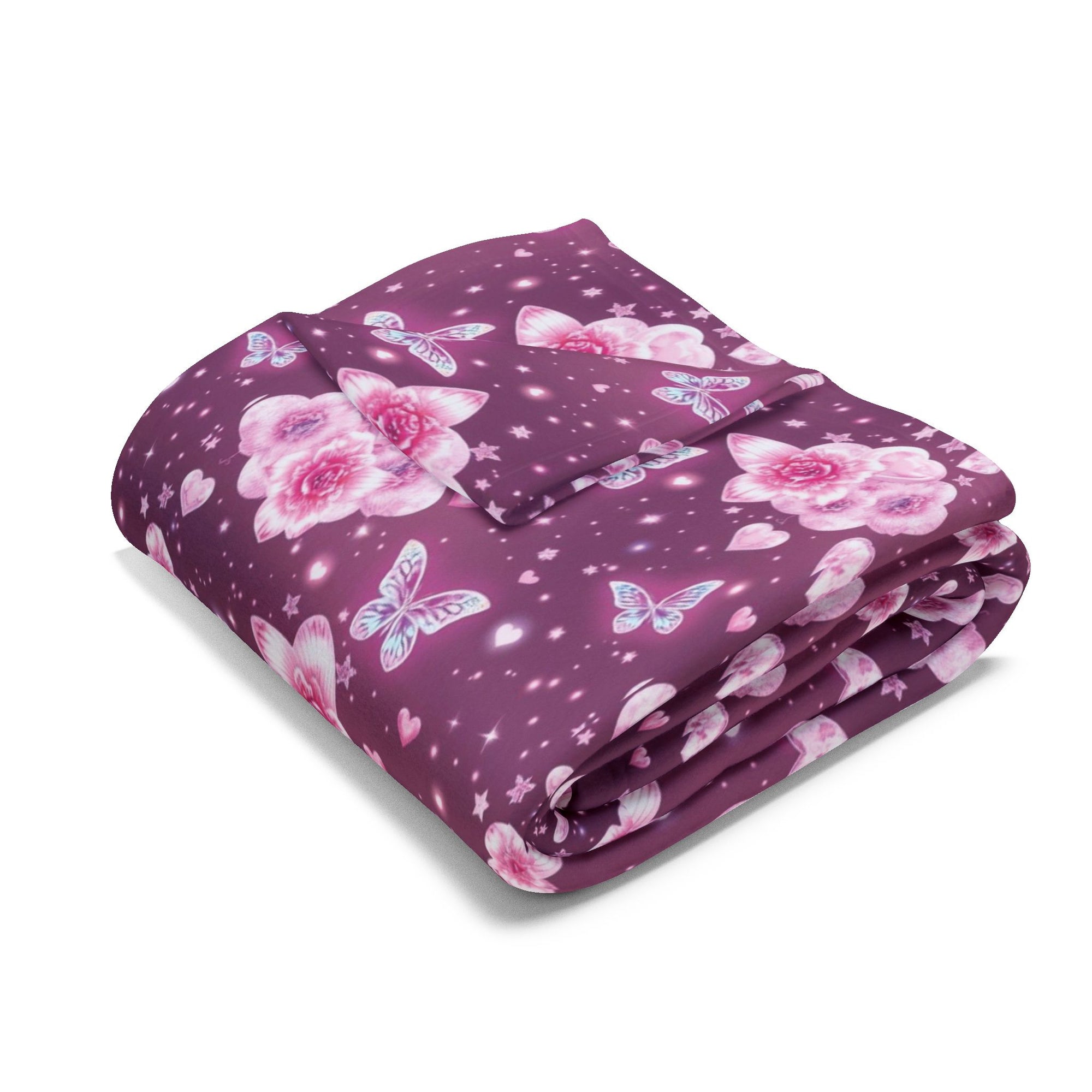 Copy of Cozy Arctic Fleece Blanket with Unique Patchwork Design, Soft Throw, Home Decor, Gift for Winter, Cozy Night In, Birthday Present