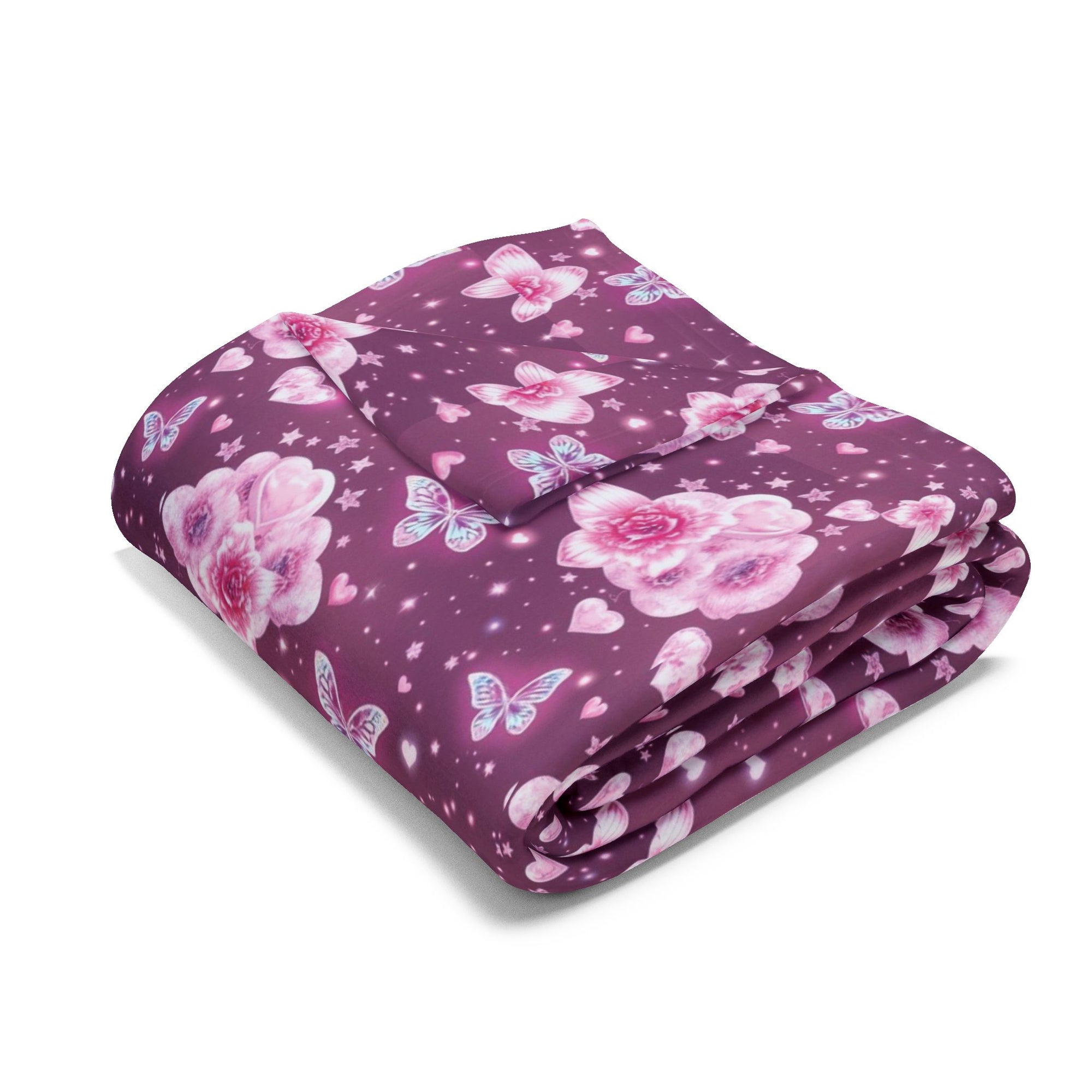 Copy of Cozy Arctic Fleece Blanket with Unique Patchwork Design, Soft Throw, Home Decor, Gift for Winter, Cozy Night In, Birthday Present
