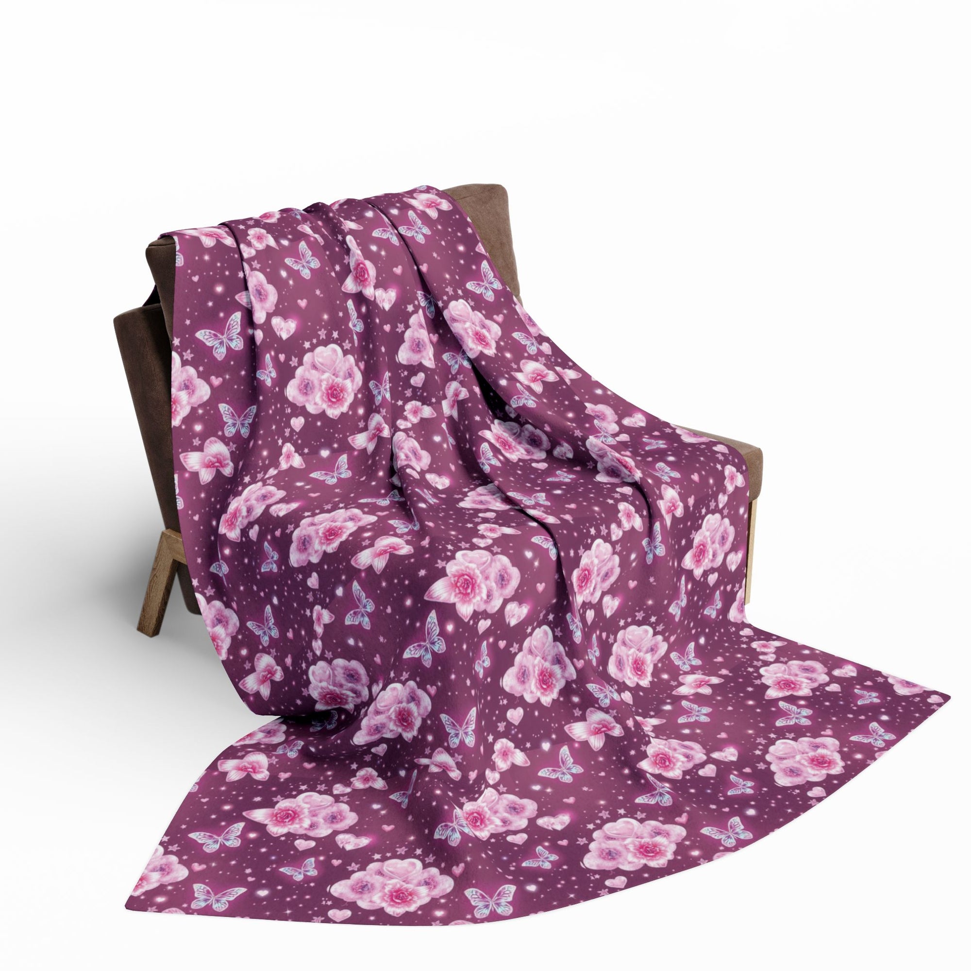Copy of Cozy Arctic Fleece Blanket with Unique Patchwork Design, Soft Throw, Home Decor, Gift for Winter, Cozy Night In, Birthday Present